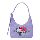 Baggu - Embroidered Hello Kitty & My Melody - Mini Nylon Shoulder Bag