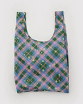 Baggu - Green Star Plaid Standard Baggu Reusable Bag