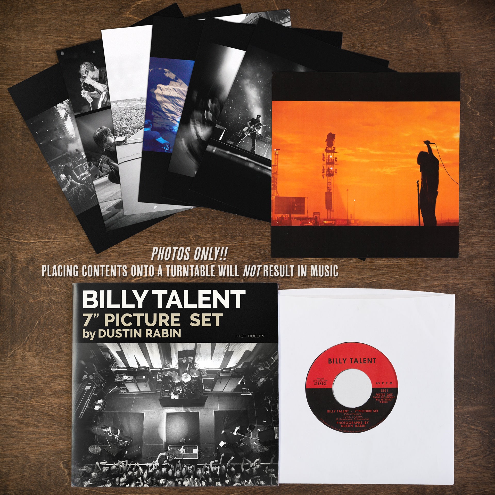 Billy Talent 7" Picture Set (New Book)