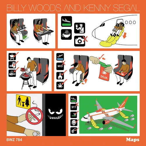 Billy Woods And Kenny Segal - Maps (Orange) (New Vinyl)