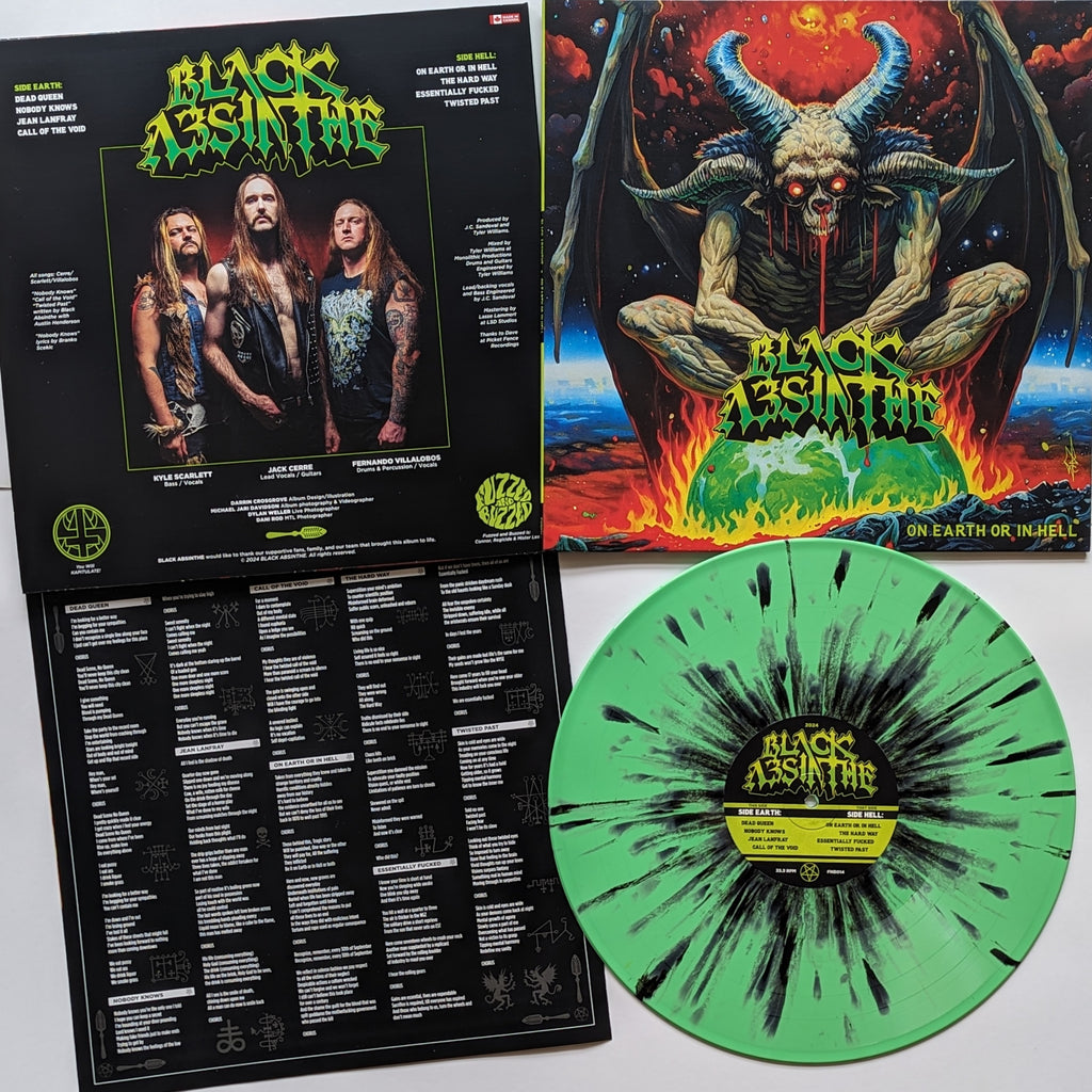 Black Absinthe - On Earth Or In Hell (Colour Vinyl) (New Vinyl)