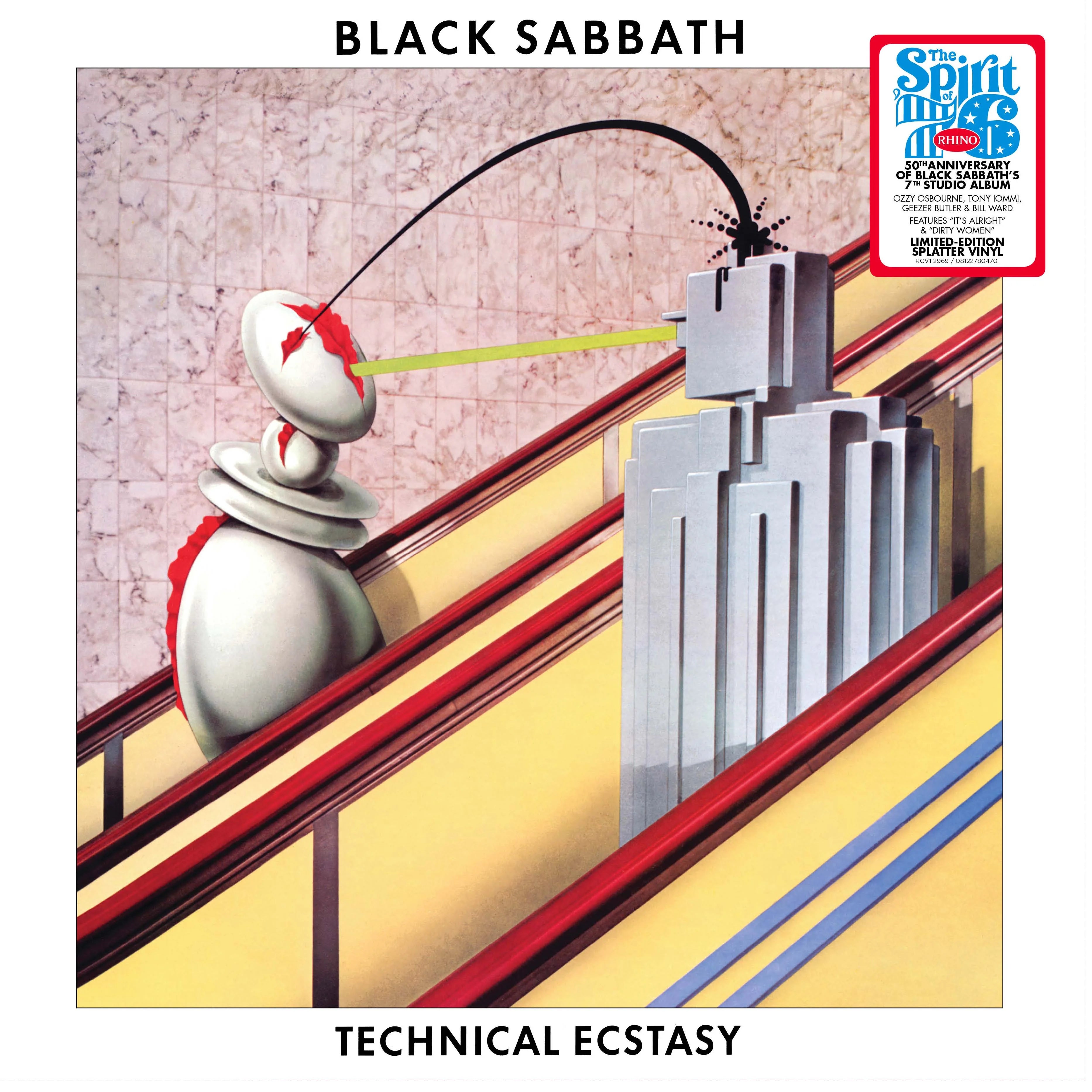 Black Sabbath - Technical Ecstasy (50th Anniversary Edition) (Clear w/ Green/Black Splatter) (New Vinyl)