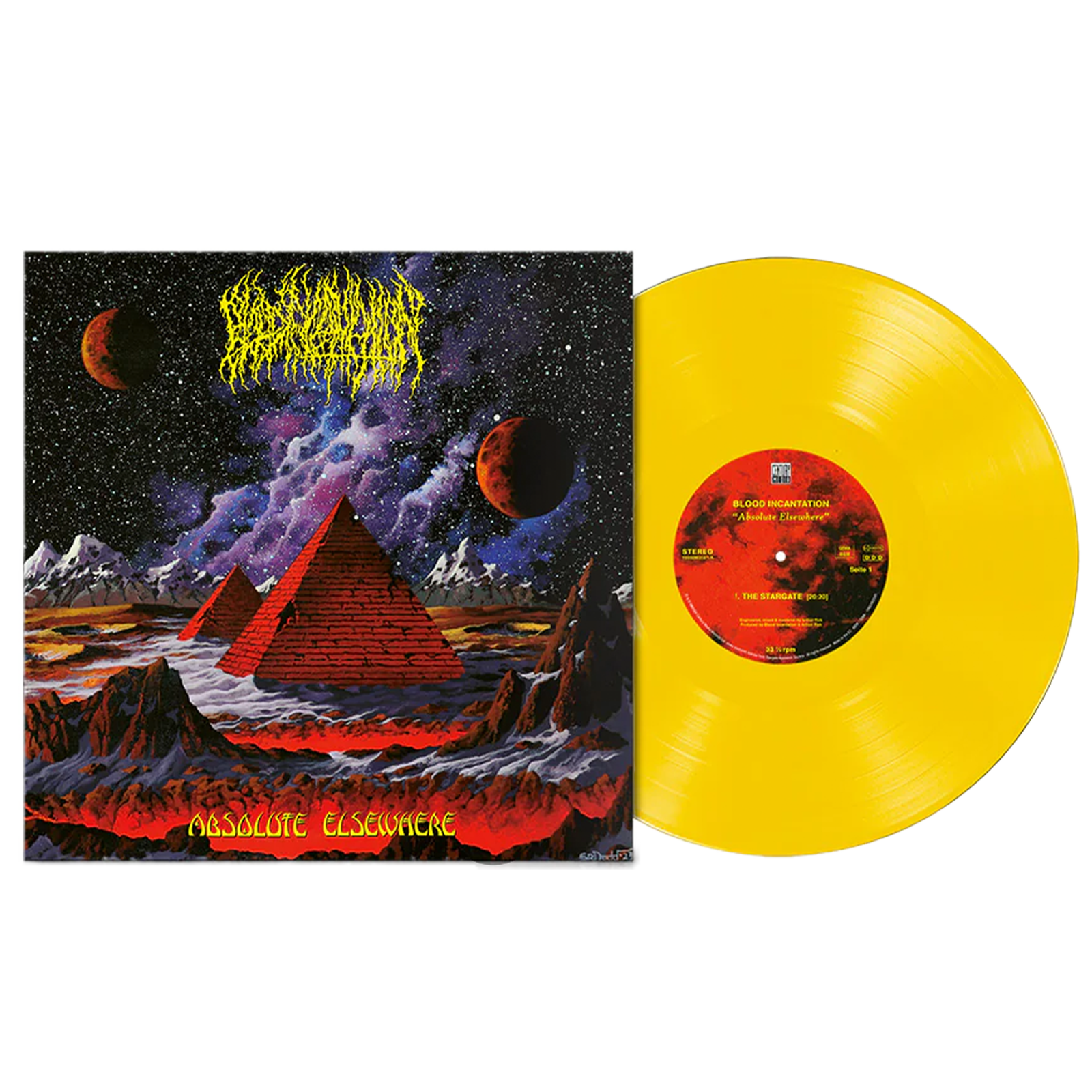Blood Incantation - Absolute Elsewhere (Sun Yellow Vinyl + Poster) (New Vinyl)