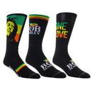 Bob Marley Guitar Tin 3-Pack Socks