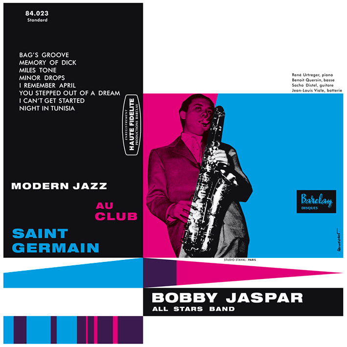 Bobby Jaspar – Modern Jazz au Club St Germain (Sam Records) (New Vinyl)