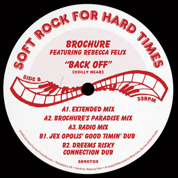 Brochure - Back Off (12") (New Vinyl)