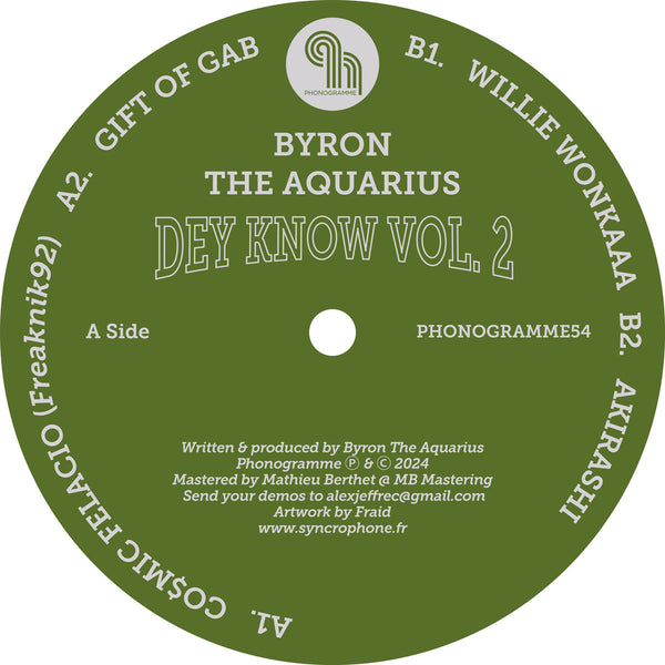 Byron the Aquarius - Dey Know Vol. 2 (12") (New Vinyl)