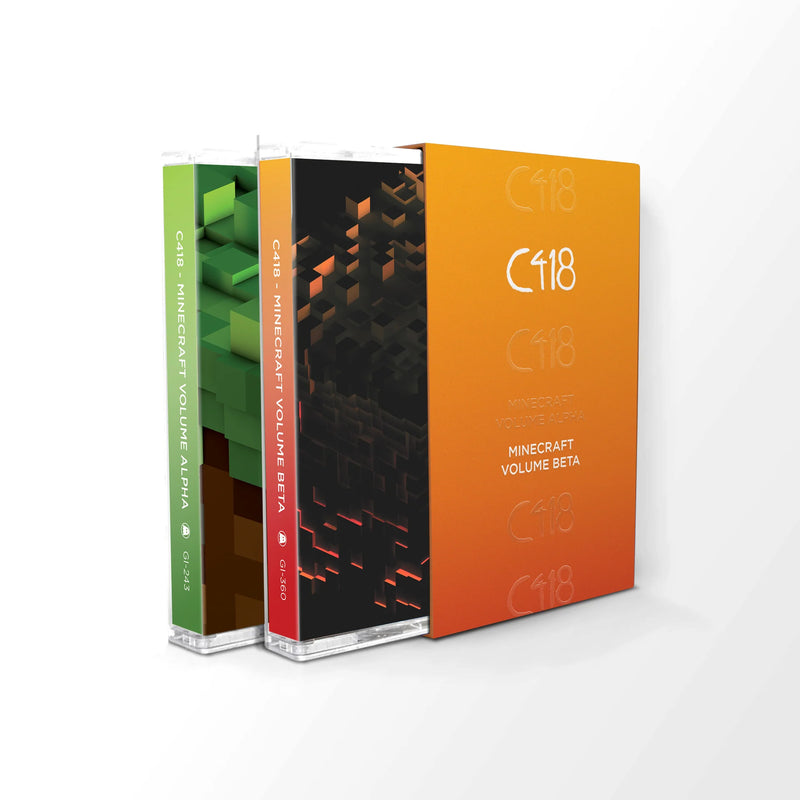 C418 - Minecraft: Alpha + Beta (Double Cassette) (Coloured Shell) (New Cassette)