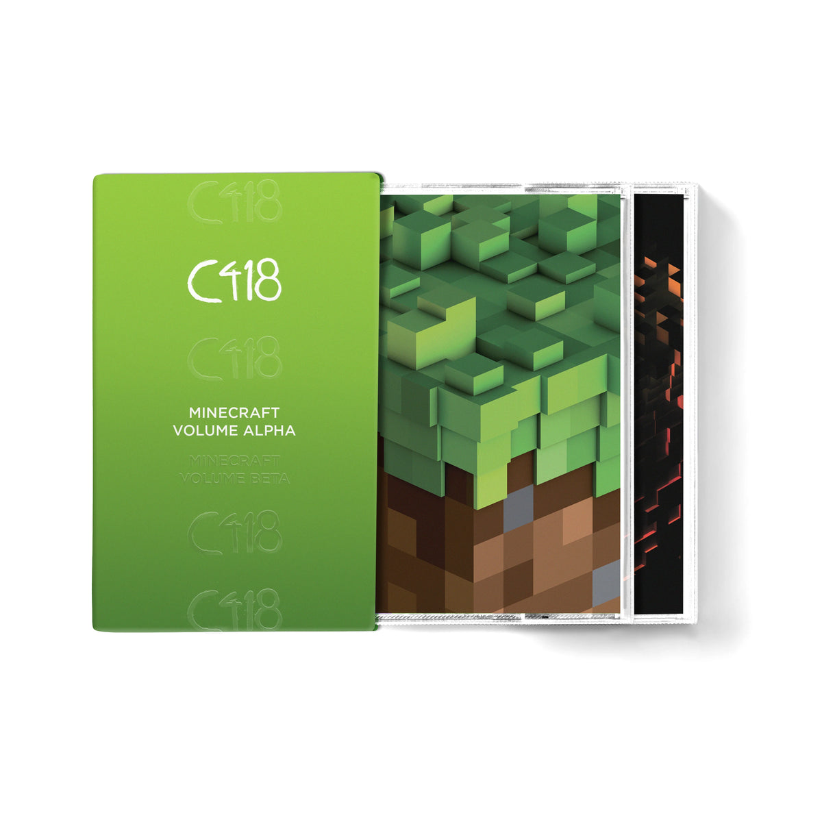 C418 - Minecraft: Alpha + Beta (Double Cassette) (Coloured Shell