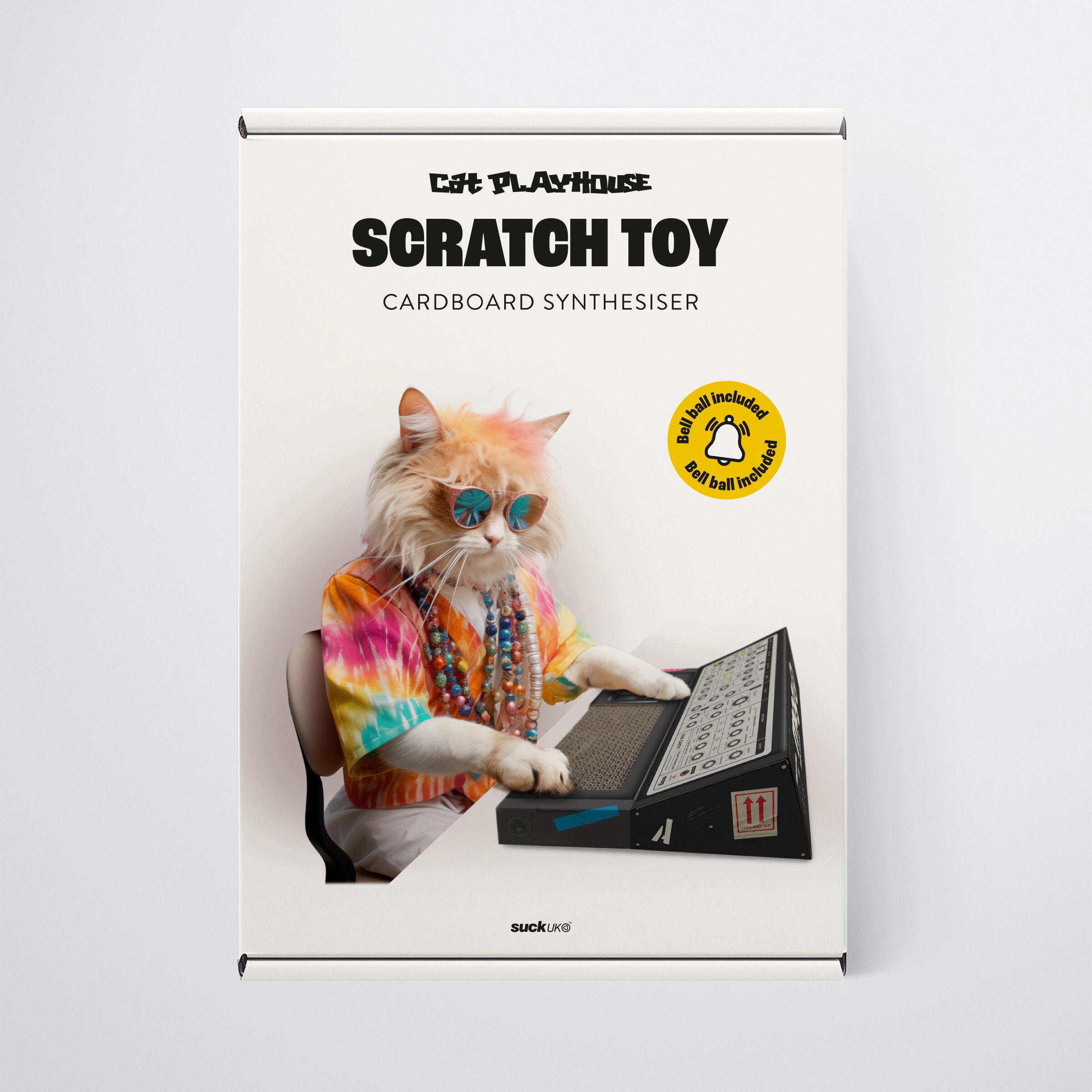 Cardboard Synth Cat Scratch Pad