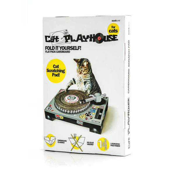 Cardboard Turntable Cat Scratch Pad