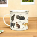 Cat Enamel Mug
