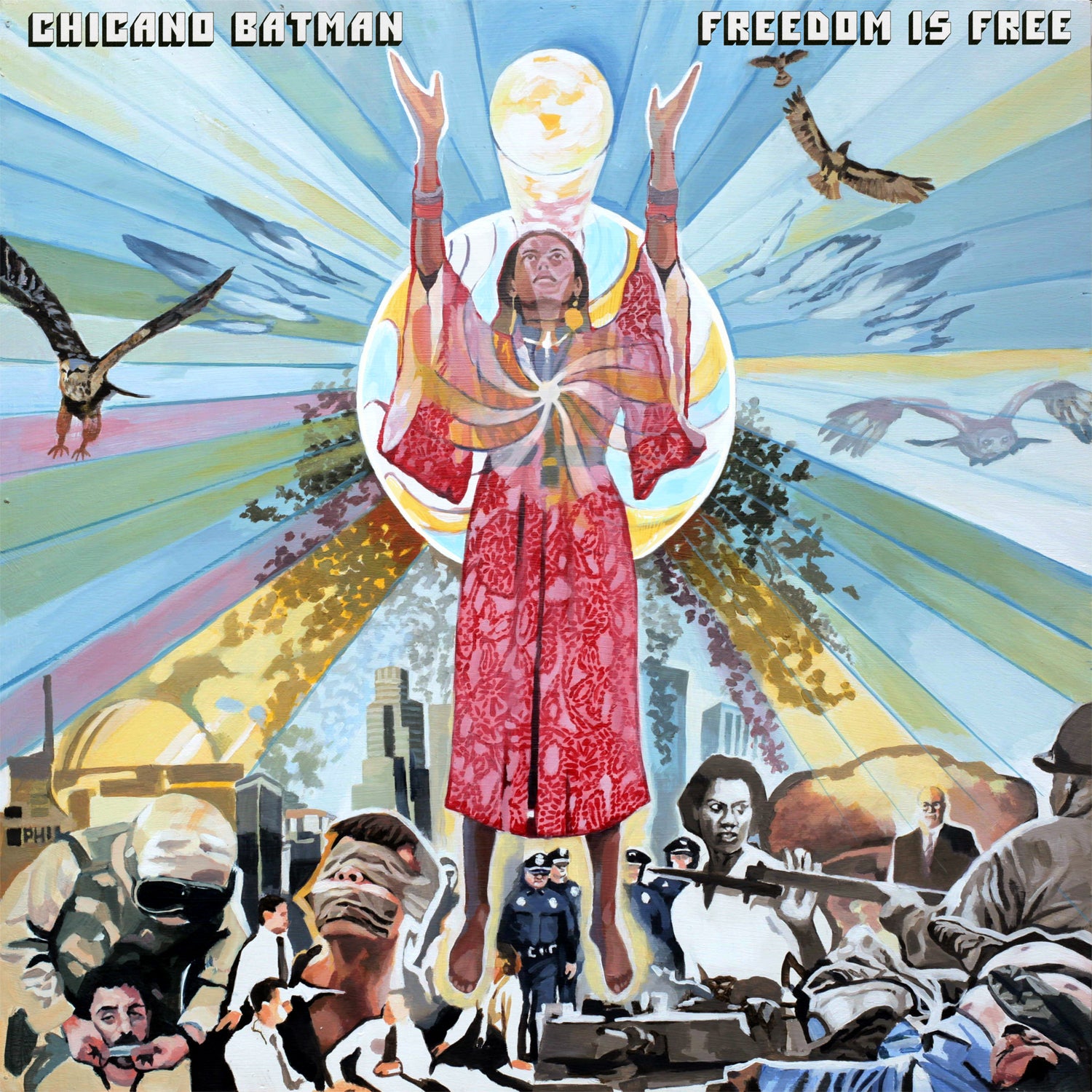 Chicano Batman - Freedom is Free (Pink and Blue Splatter Vinyl) (New Vinyl)