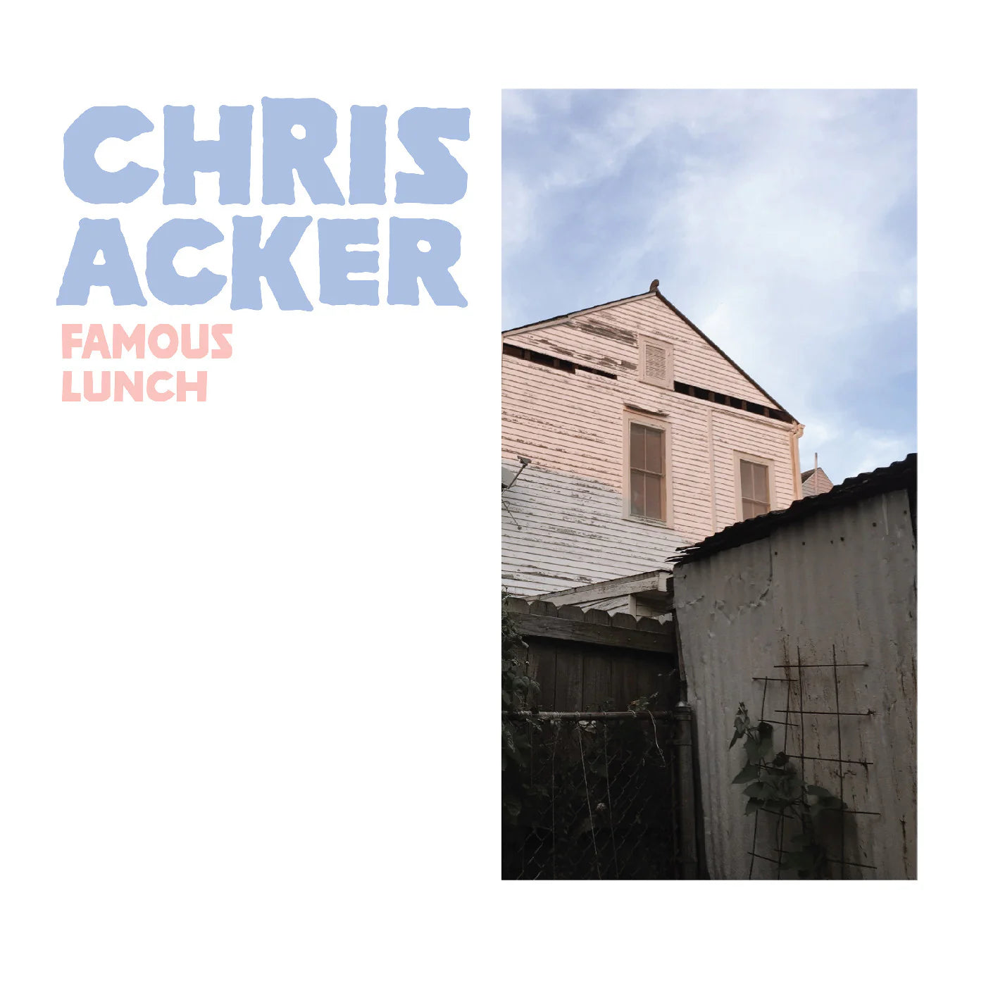 Chris Acker - Famous Lunch (Orange & White Marble Vinyl) (New Vinyl)