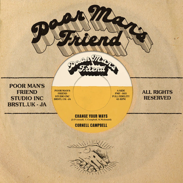 Cornell Campbell - Change Your Ways/Change That Dub (7") (New Vinyl)