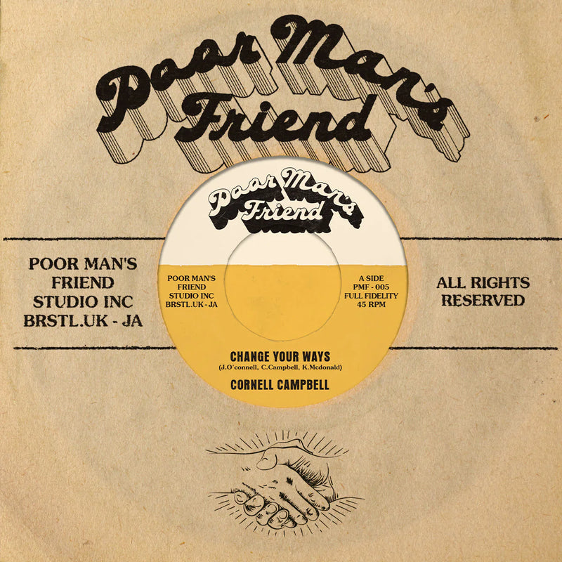 Cornell Campbell - Change Your Ways/Change That Dub (7") (New Vinyl)