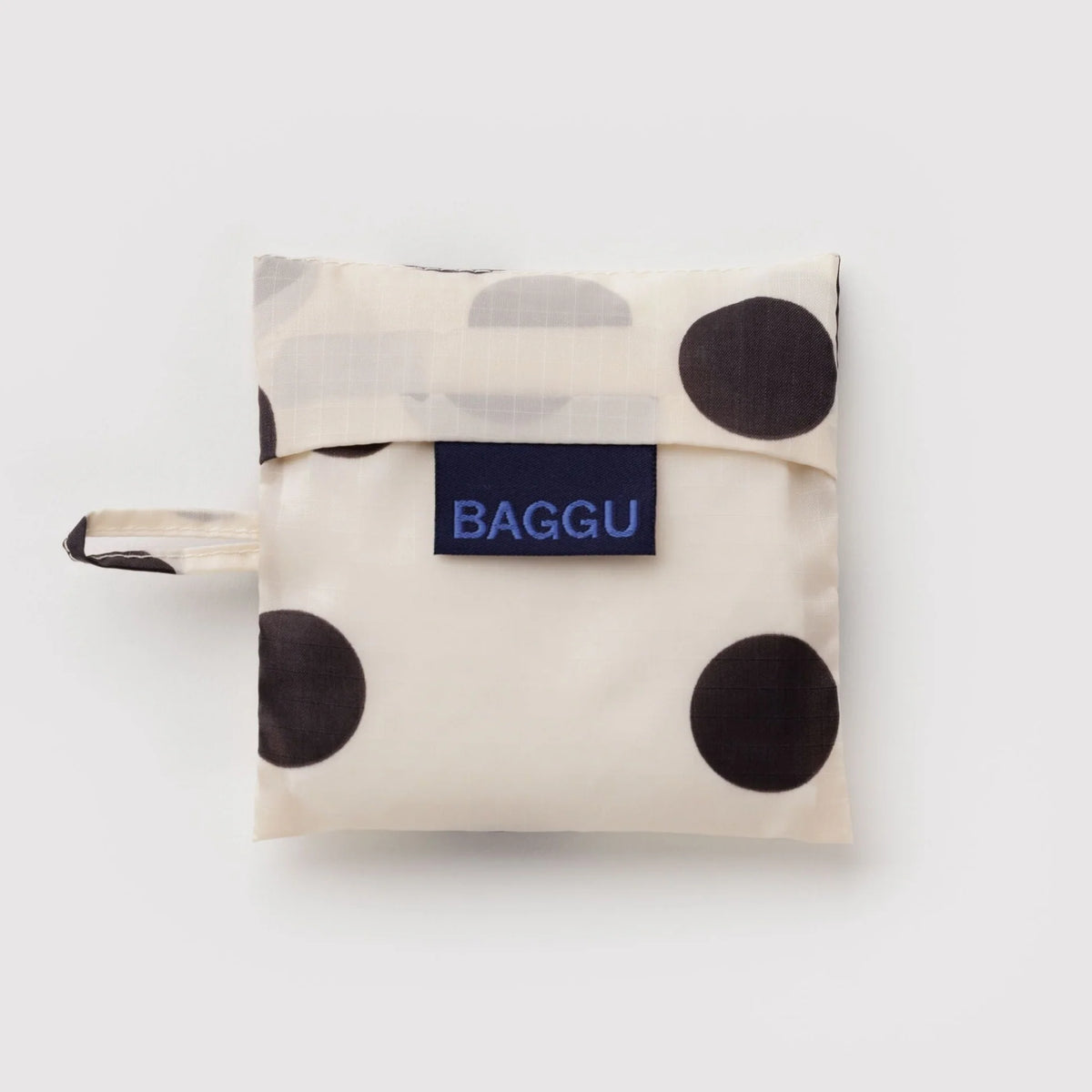 Cream & Black Polka Dot - Baby Baggu Reusable Bag