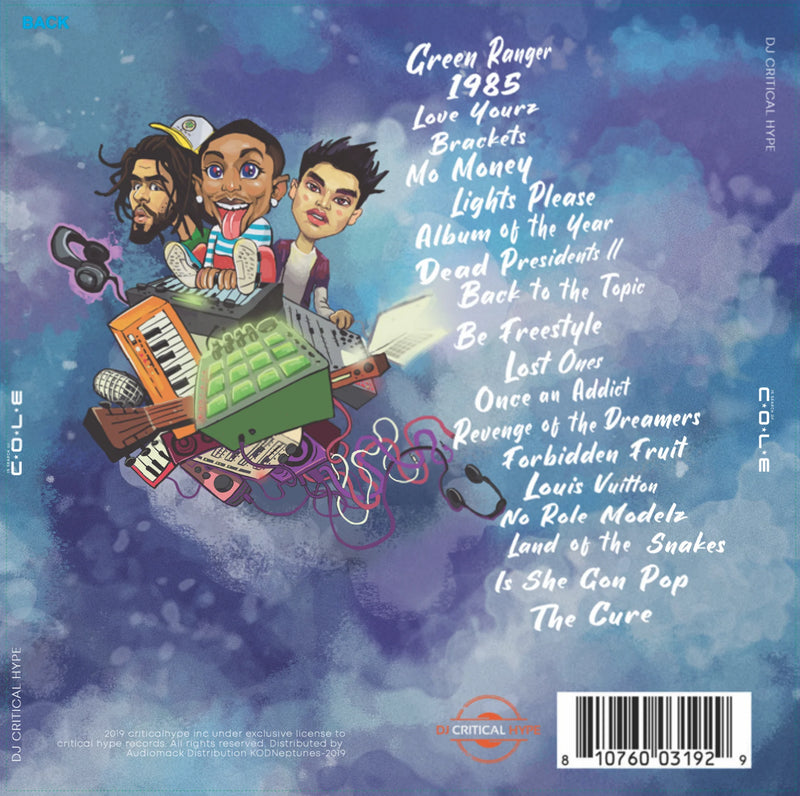 DJ Critical Hype - In Search Of... COLE (Sky Blue Colour) (New Vinyl)