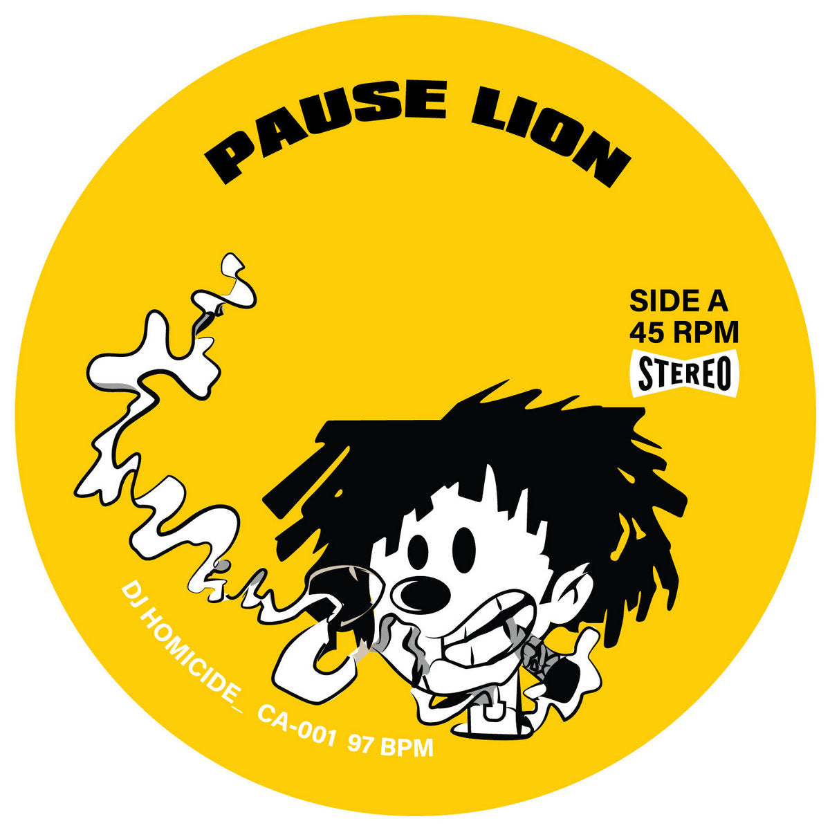 DJ Homicide - Pause Lion (7") (New Vinyl)