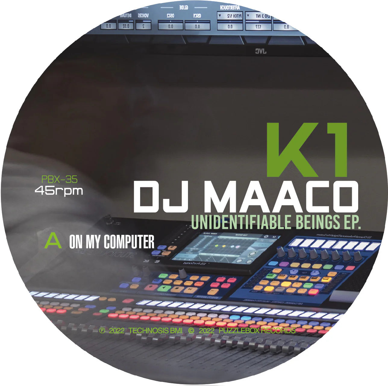 DJ K1/DJ Maaco (Detroit In Effect) - Unidentifiable Beings EP (12") (New Vinyl)
