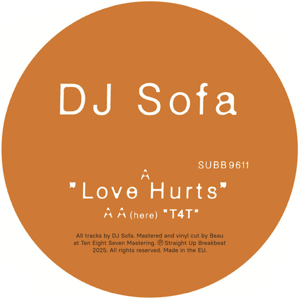 DJ Sofa - Love Hurts EP (12") (New Vinyl)