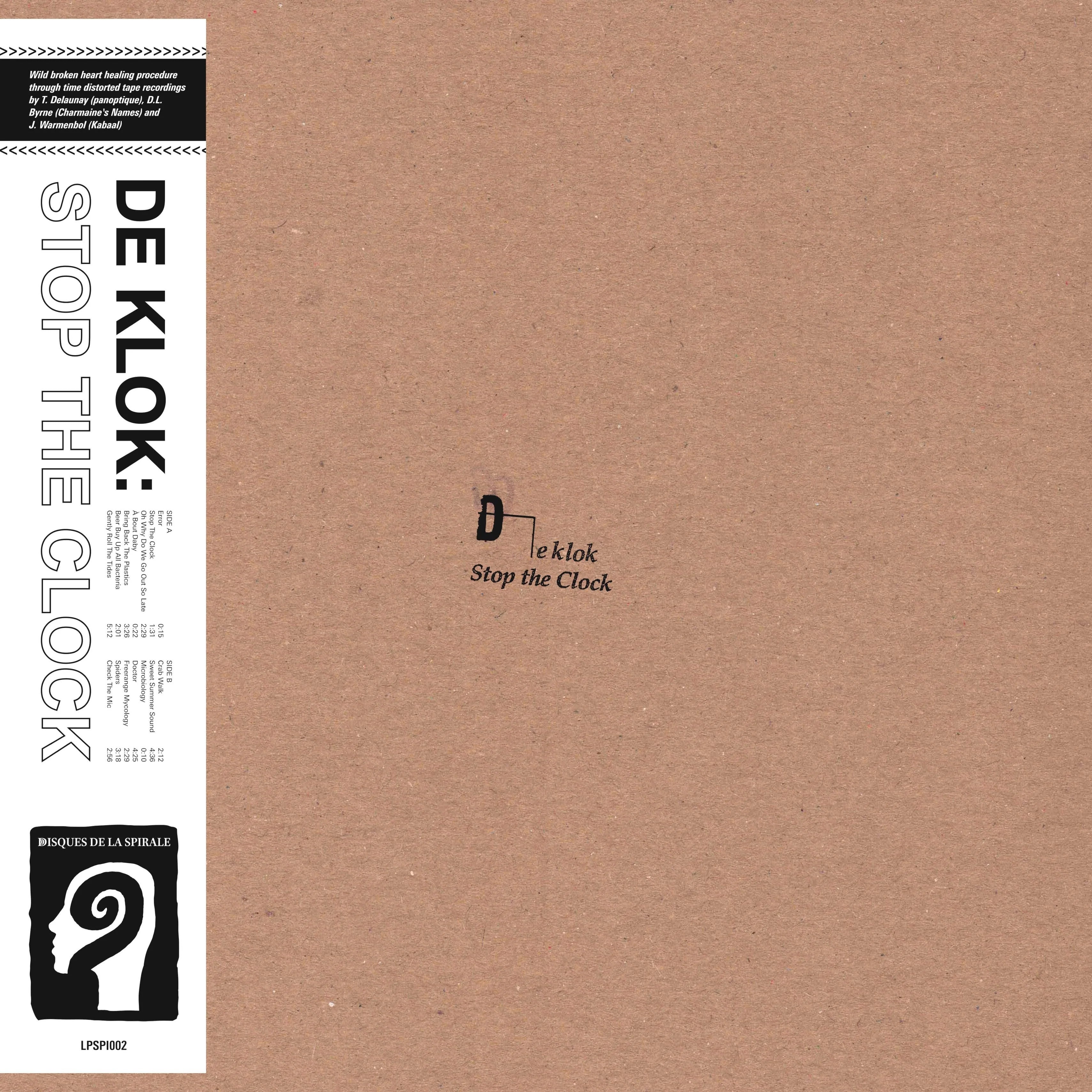 De Klok - Stop The Clock (New Vinyl)