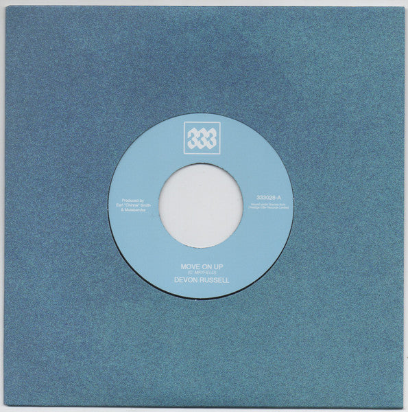 Devon Russell – Move On Up / Darker Than Blue 7"(New Vinyl)