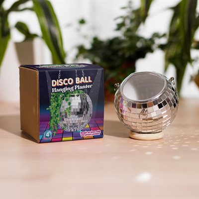 Disco Ball Hanging Planter - 4 inch