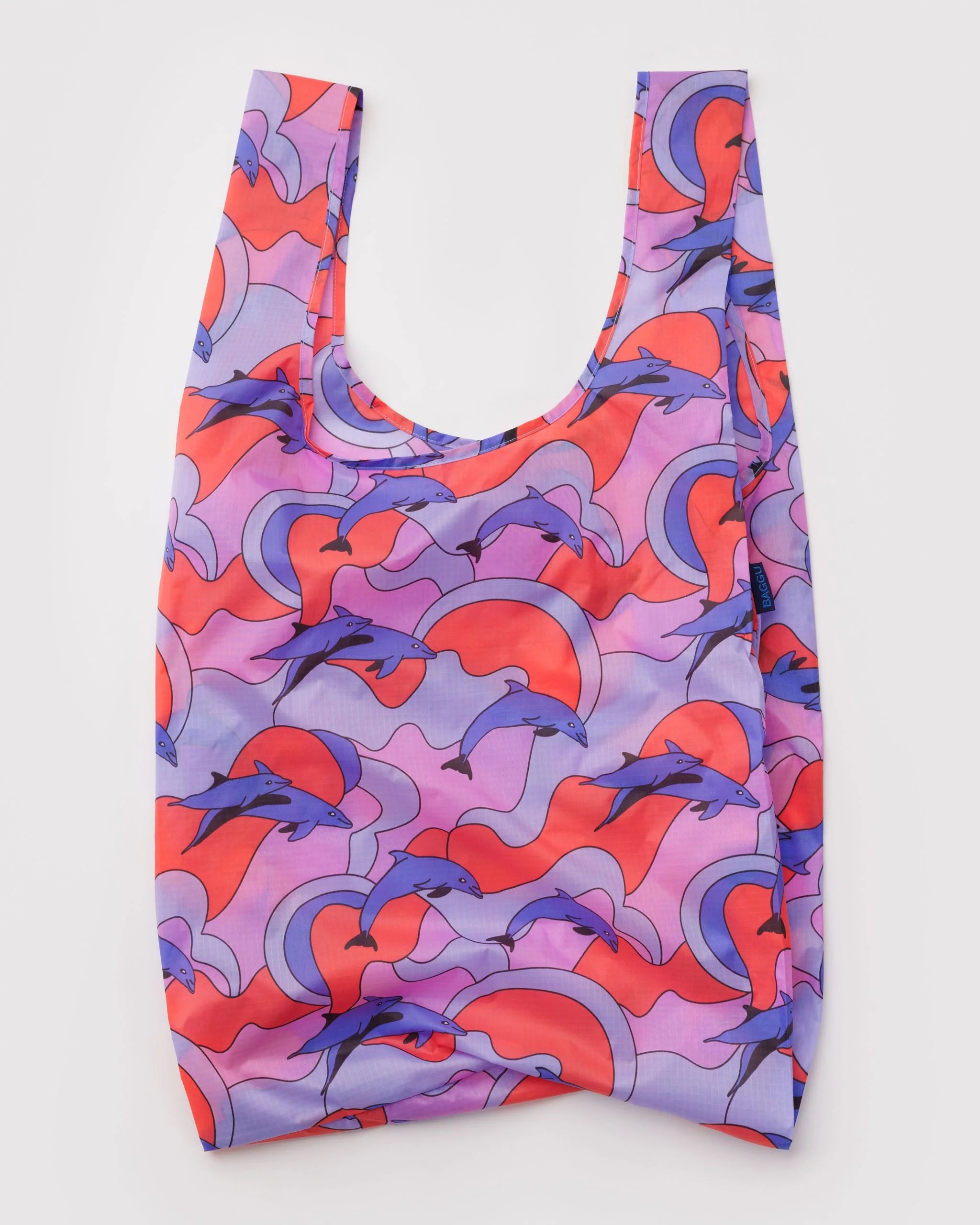 Dolphins - Big Baggu Reusable Bag
