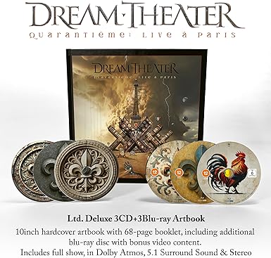 Dream Theater - Quarantieme: Live A Paris (Limited Deluxe 3CD / 3 Blu-ray Artbook) (New CD)