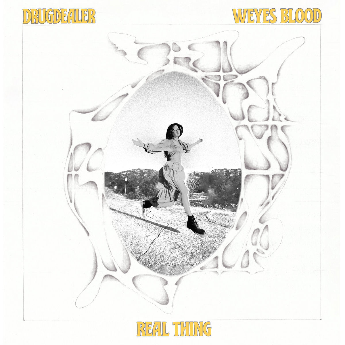 Drugdealer & Weyes Blood - Real Thing/The News (7") (New Vinyl)