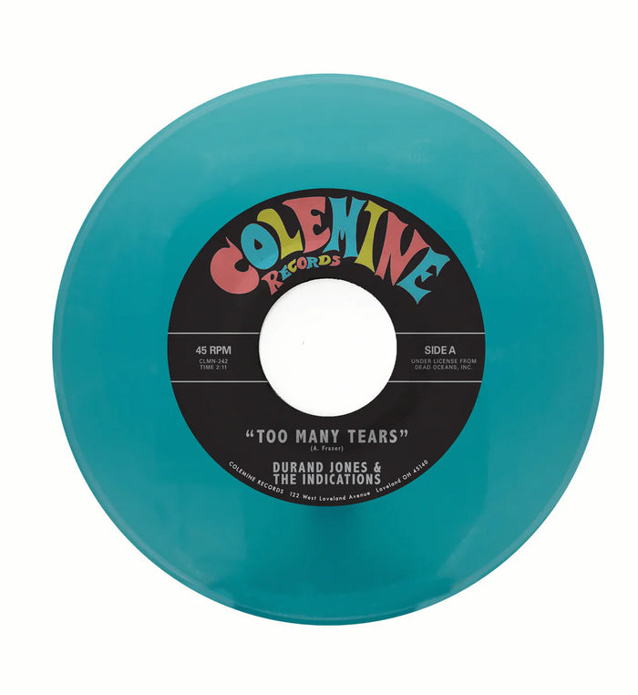 Durand Jones & The Indications - Too Many Tears/Cruisin' To The Parque (Sea Glass Blue Vinyl) (7") (New Vinyl)