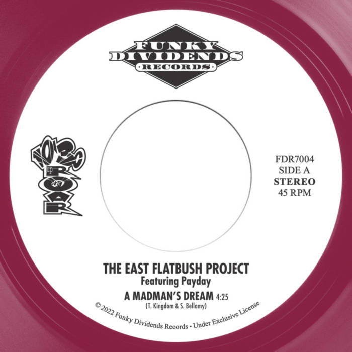 East Flatbush Project - A Madman's Dream b/w Can't Hold It Back (Cabernet Colour) (7") (New Vinyl)