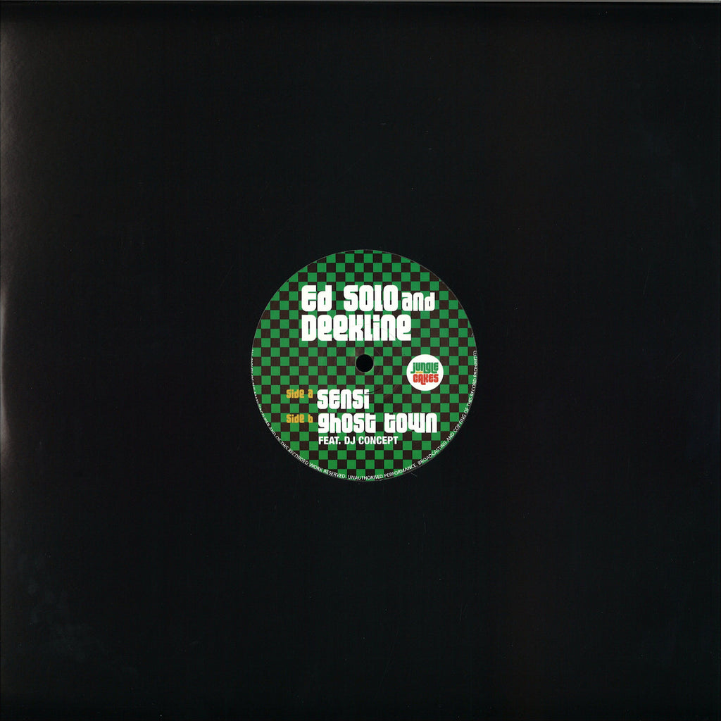 Ed Solo and Deekline - Sensi / Ghost Town (12") (New Vinyl)