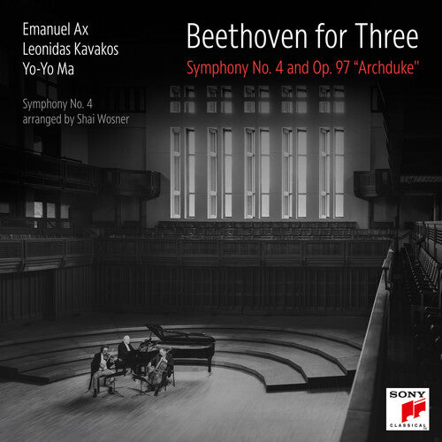 Emanuel Ax, Leonidas Kavakos, Yo-Yo Ma ?Çô Beethoven For Three: Symphony No. 4 And Op. 97 "Archduke" (New CD)