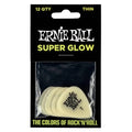 Ernie Ball Guitar Picks - Packs of 12, Super Glow