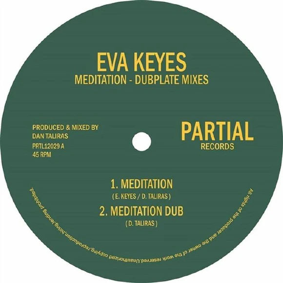 Eva Keyes - Meditation (Dubplate Mixes) 12" (New Vinyl)