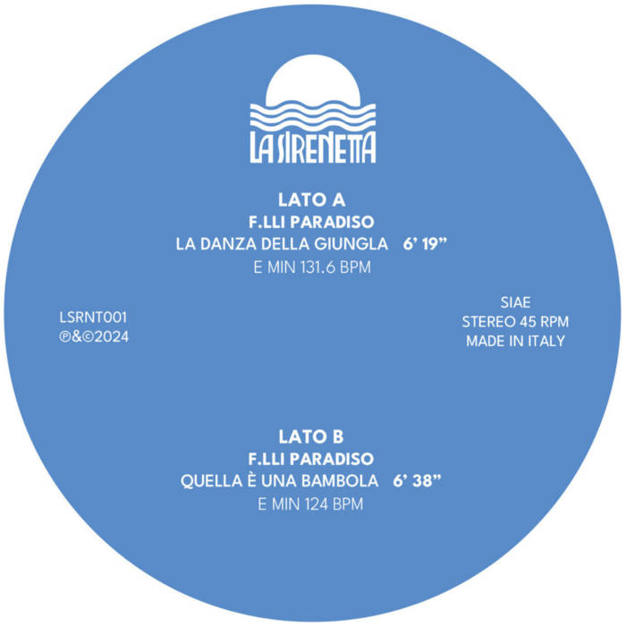 F.lli Paradiso - La Danza Della Guingla (12") (New Vinyl)