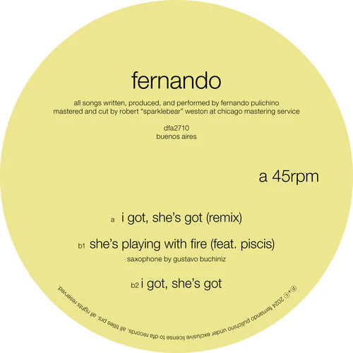 Fernando - I Got, She's Got (New Vinyl)