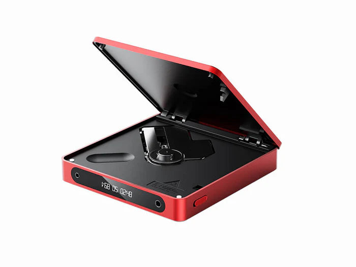 FiiO DM13 Multifunctional Portable Stereo CD Player with Long-Lasting Battery, Supports USB Ripping, Optical/coaxial/3.5mm/4.4mm outputs (Red)