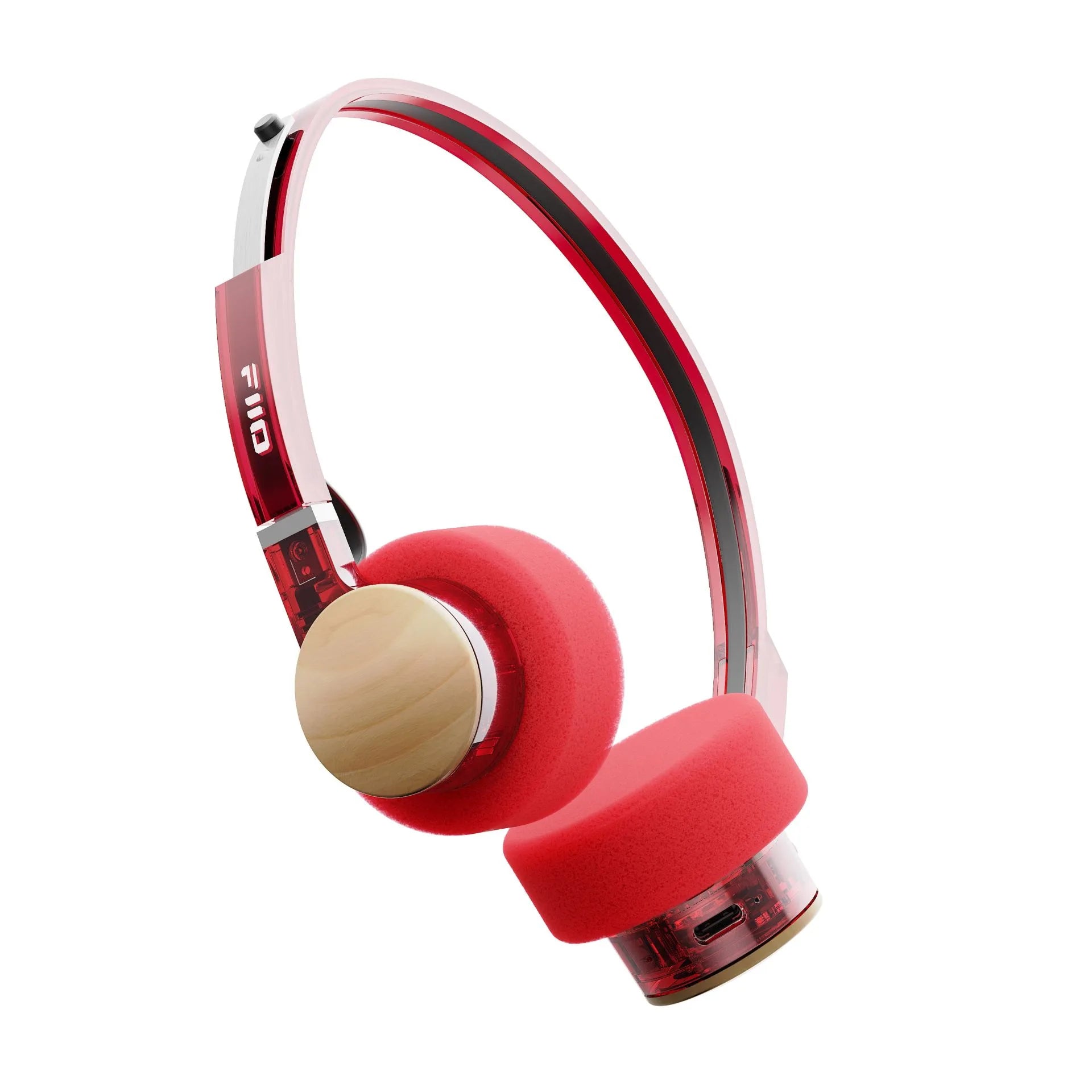 FiiO EH11 Bluetooth On-Ear Headphones - Burgandy