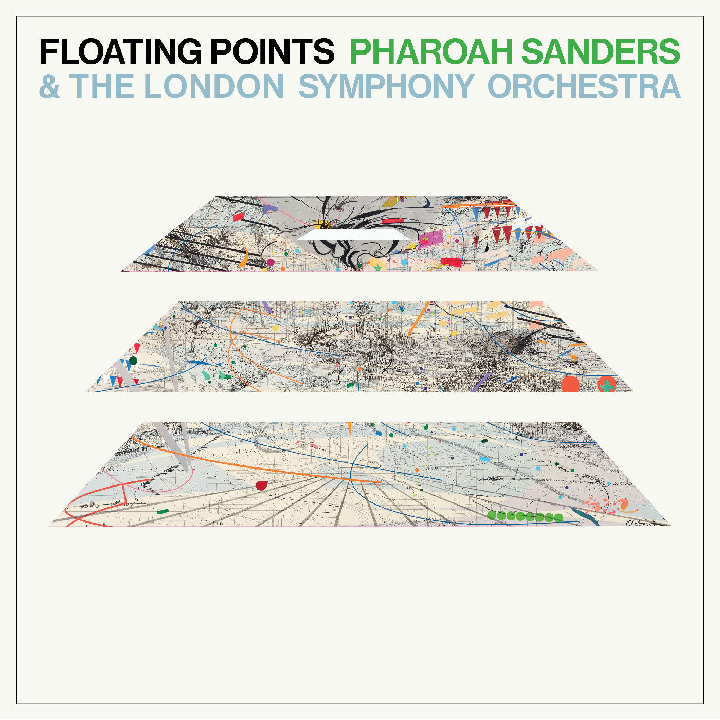 Floating Points Pharoah Sanders & the London Symphony Orchestra - Promises (5th Ann. Edition/Abiogenesis Blue-Green Vinyl (New Vinyl)