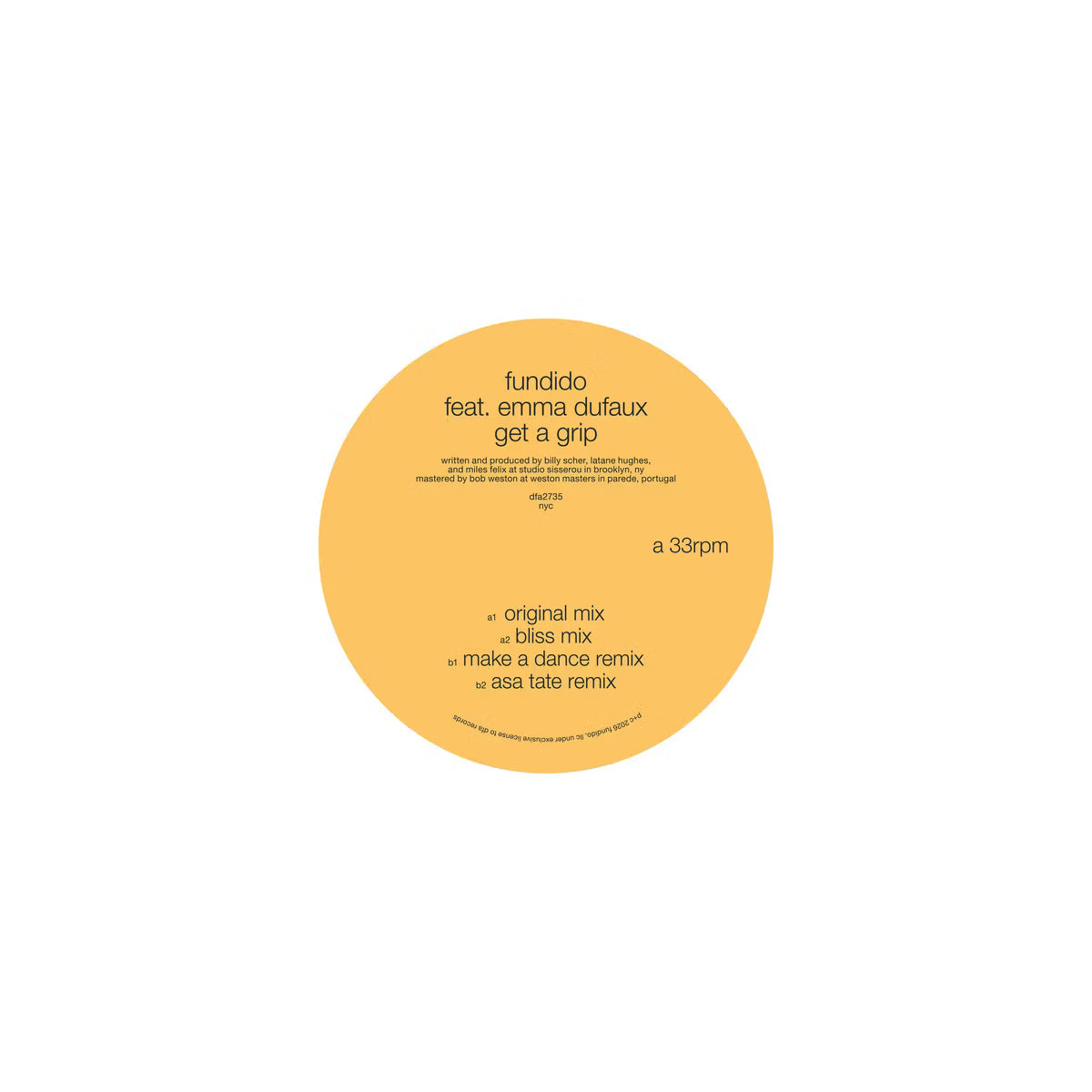 Fundido - Get A Grip 12" (New Vinyl)