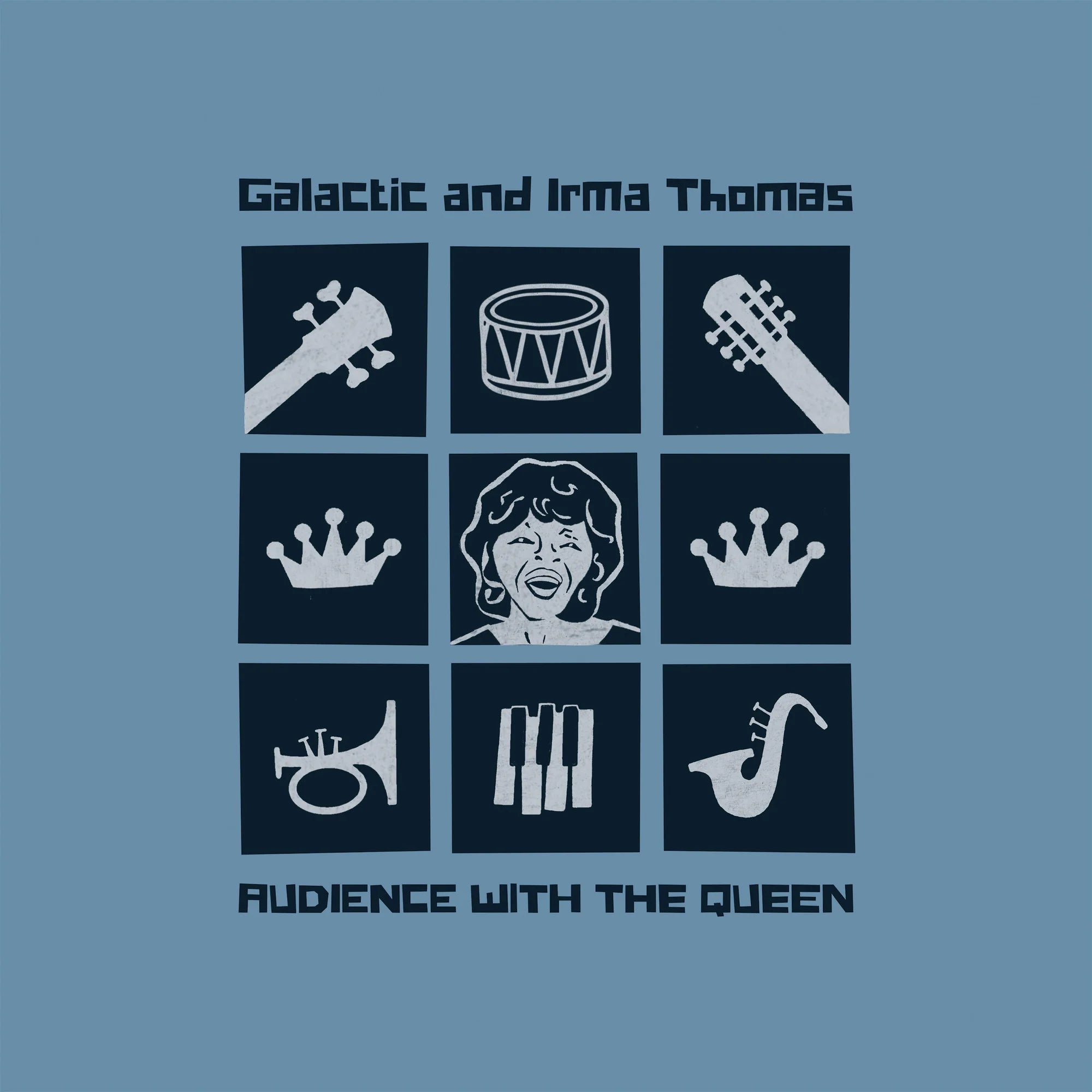 Galactic And Irma Thomas - Audience With The Queen (Clear w/ White Smoke Vinyl) (New Vinyl)