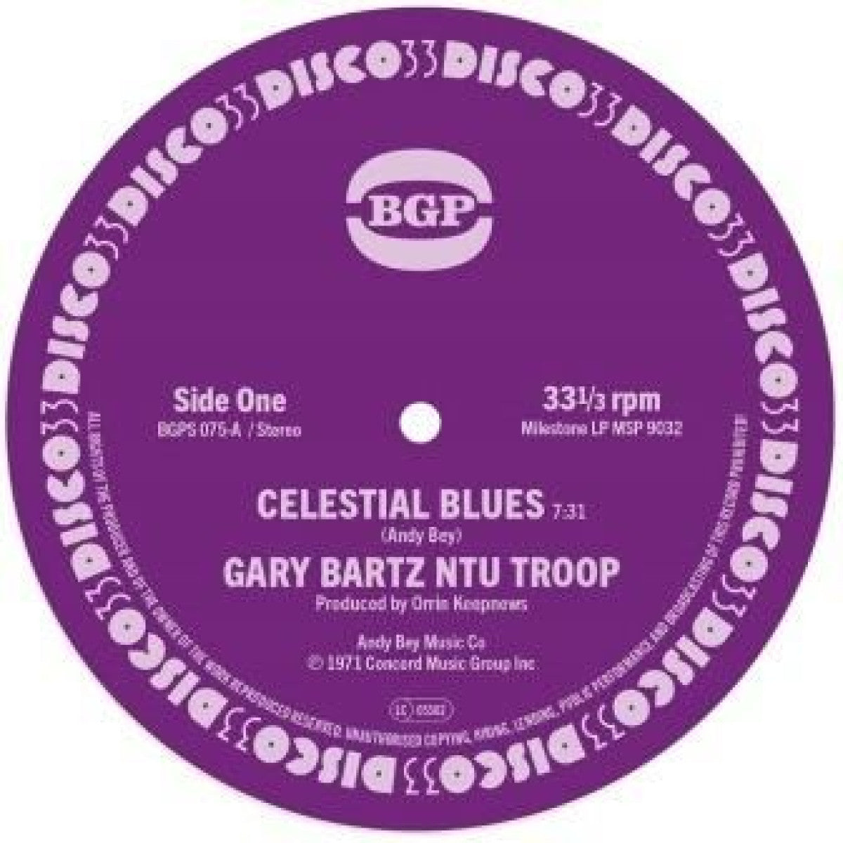 Gary Bartz - Celestial Blues / Gentle Smile 7" (New Vinyl)