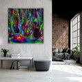 Glowtronics - UV/Black Light Acid Rain Tapestry