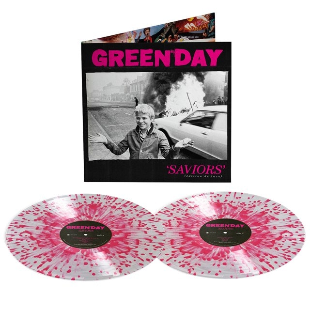 Green Day - Saviors (Deluxe Edition) (Indie Exclusive Clear + Pink Splatter Vinyl) (New Vinyl)