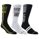 Guns N Roses Guitar Tin 3-Pack Socks