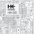 Hackney Electronica - Synaptic Shadows 12" (New Vinyl)