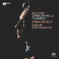 Herbert Von Karajan, Berliner Philharmoniker - Bruckner: Symphonies No. 4 & 7 (New CD)